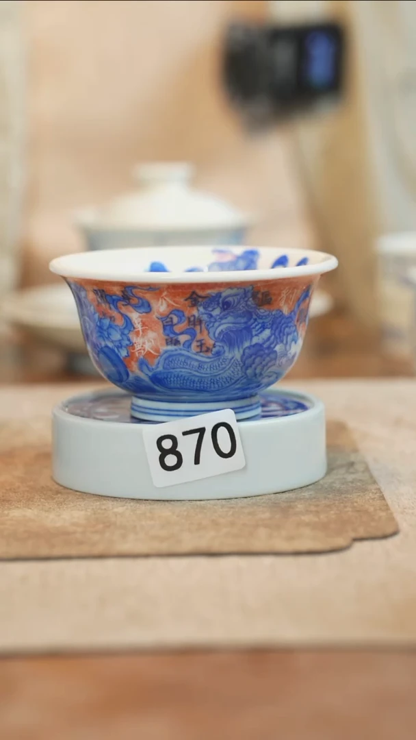 杯子全手工全手绘870