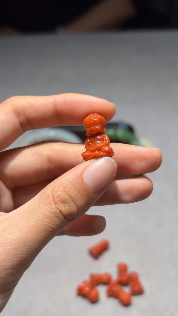 颈饰未镶嵌南红玛瑙南红满色满肉宝宝佛