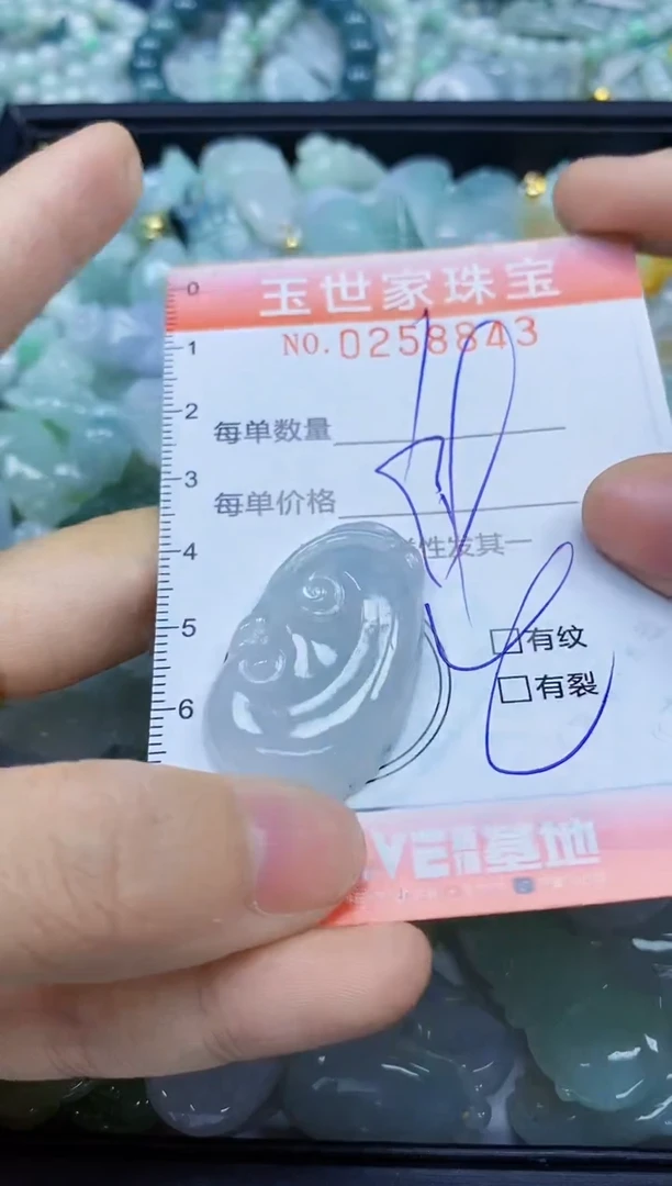 翡翠未镶嵌颈饰闪购0258843