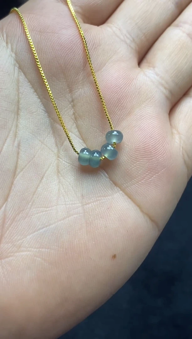 【闪购商品】翡翠颈饰未镶嵌天然翡翠A货5