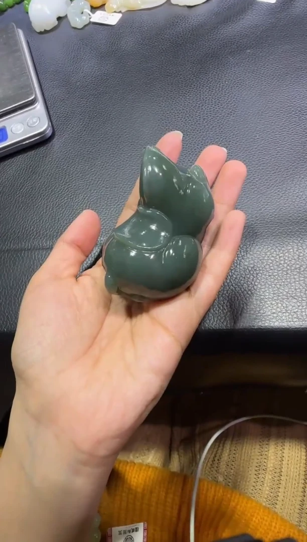 未镶嵌和田玉把件且末蓝手把件 （产地直发）