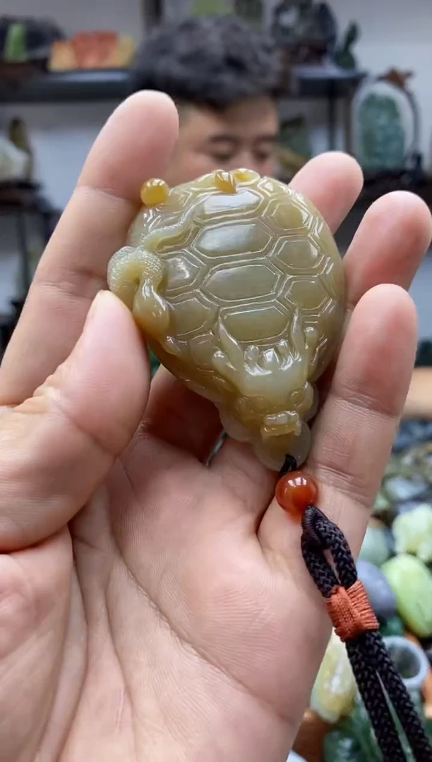 和田玉未镶嵌把件1