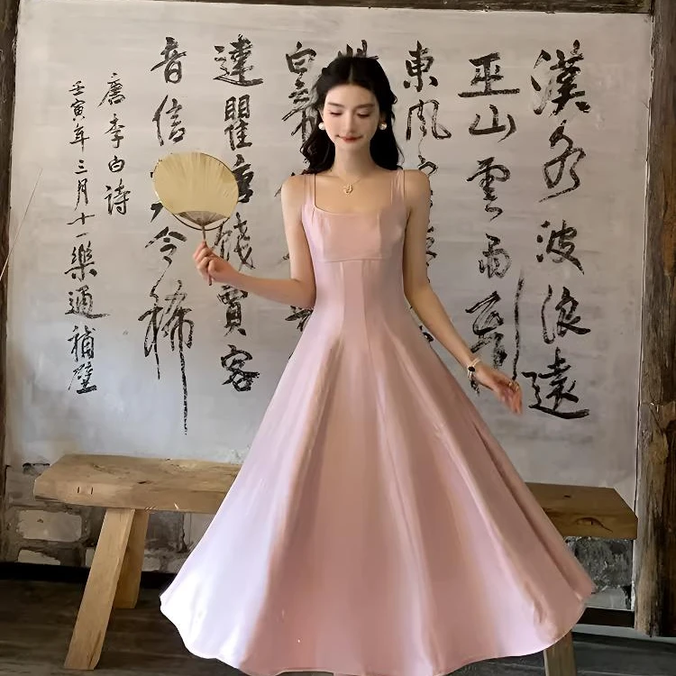 薇宝儿塔塔-【百利甜酒】夏季新款法式气质显瘦连衣裙公主裙3V340G