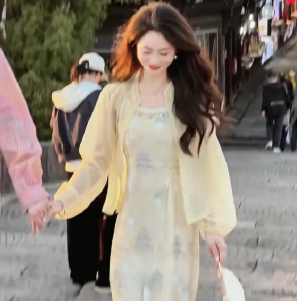 【编号3】【山水画卷】苏醒的乐园时尚气质套装洋气衣服女-SXTZJ25057