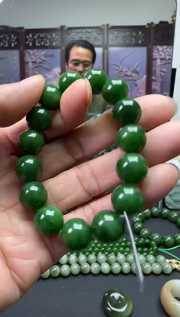 未镶嵌和田玉珠宝奇石手串