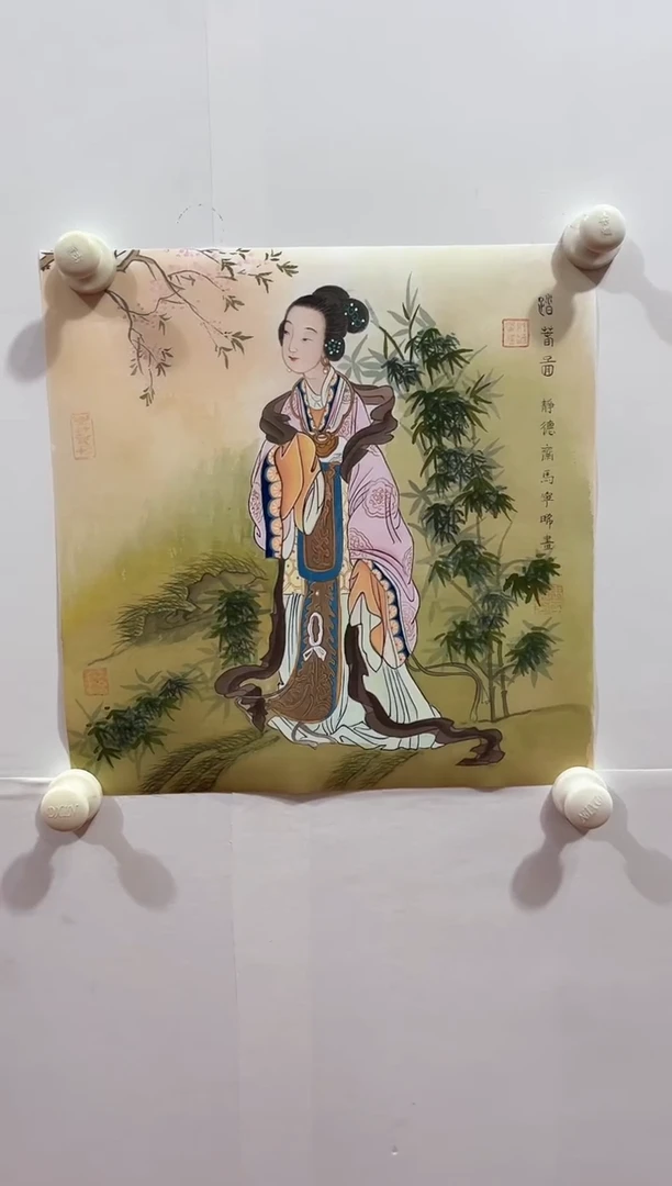 国画马宁晞-精品工笔国画-人物