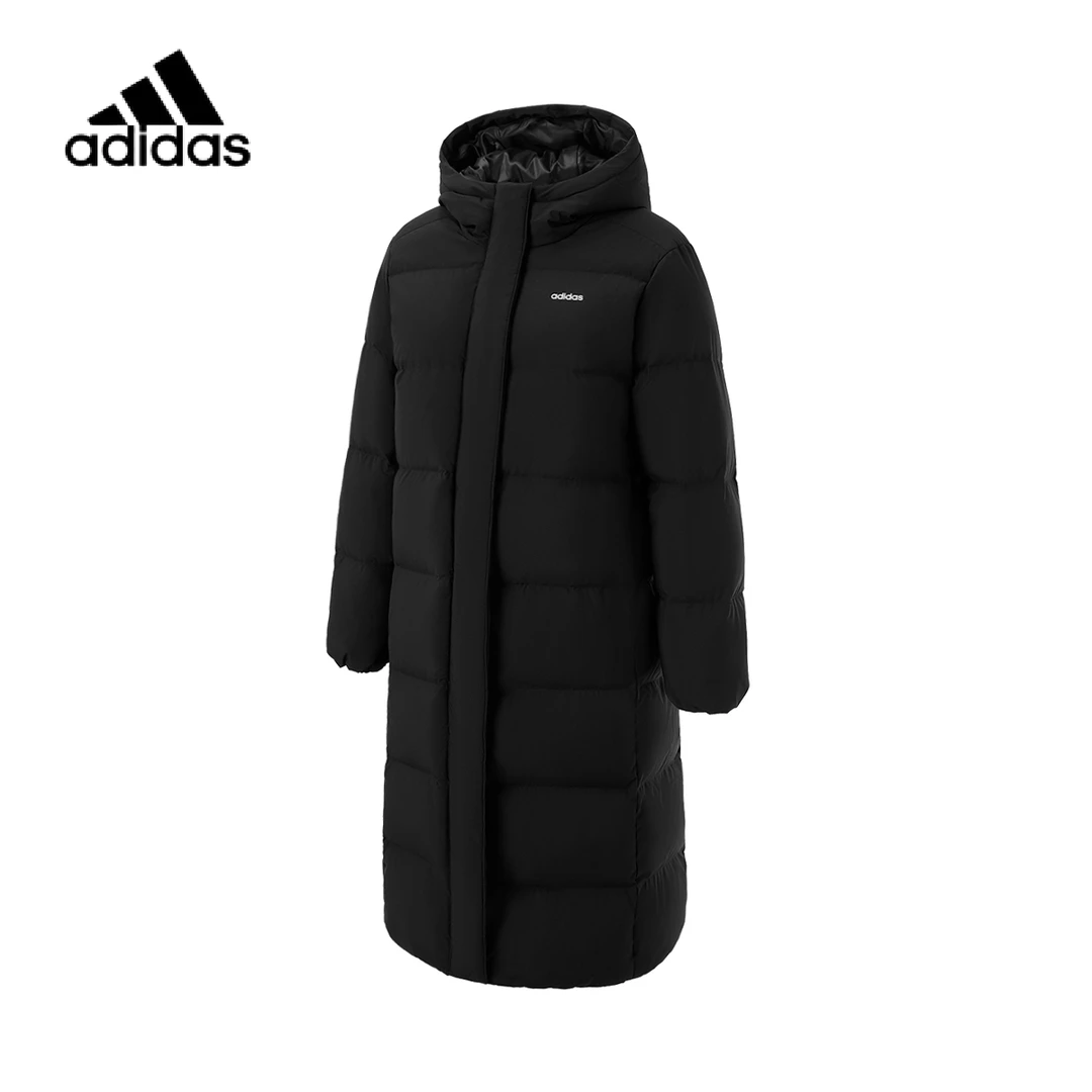 【门店在售】阿迪达斯冬季新款女款休闲百搭时尚长款羽绒服JW1686