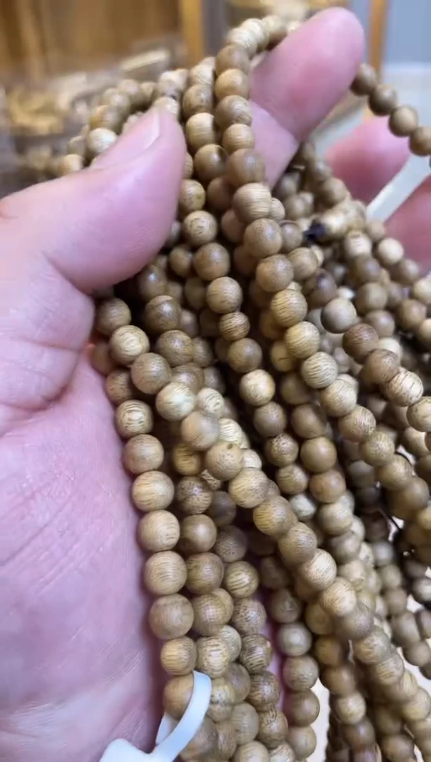 【闪购商品】沉香手串菩萨棋圆珠长串虎斑0.7多样性发其一