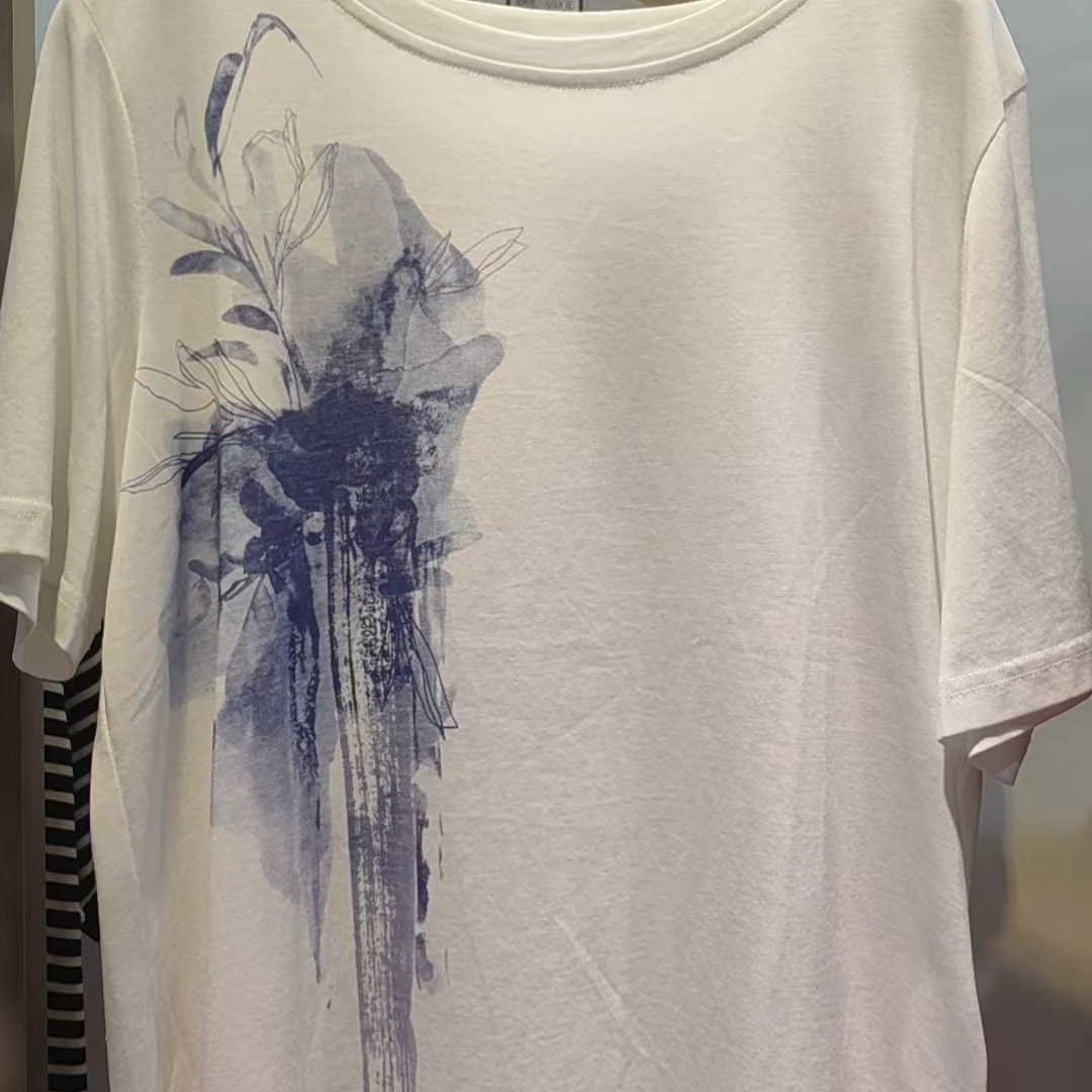 皖如白色女款宽松上衣