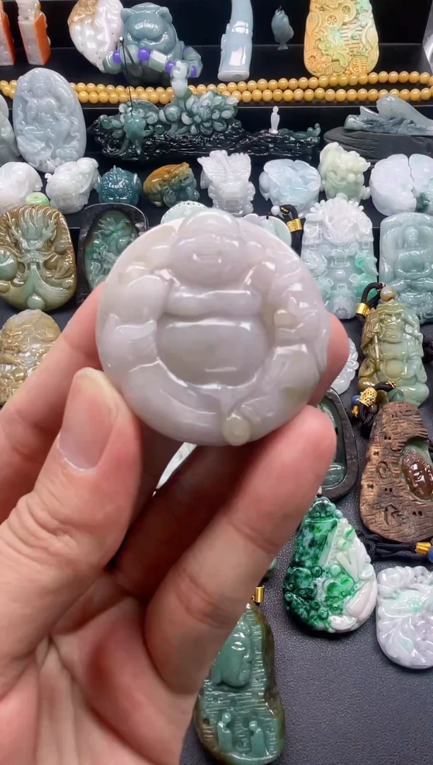 颈饰未镶嵌翡翠天然翡翠a货
