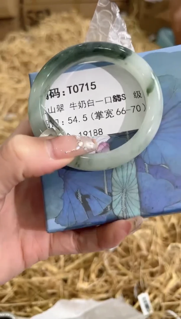 未镶嵌手镯石英质玉T0715