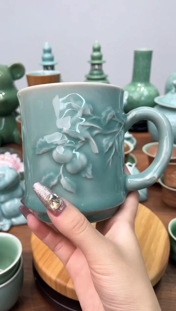 特价福利 微瑕 慧仙青瓷