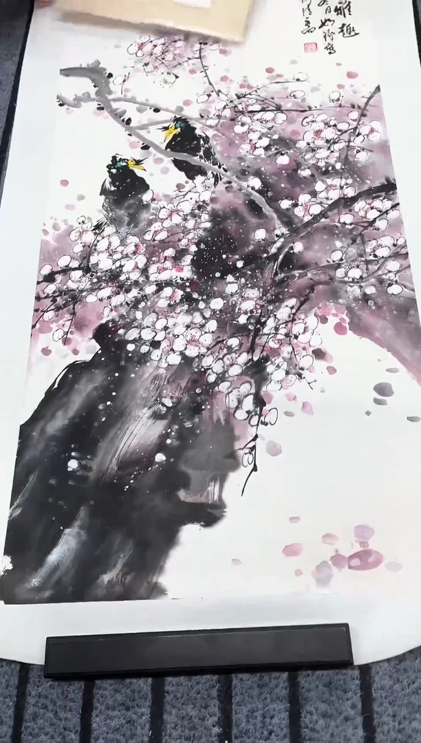 精品国画花鸟作品