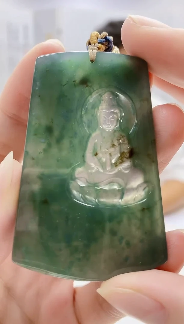 未镶嵌定制翡翠5167ry-毛货挂件45