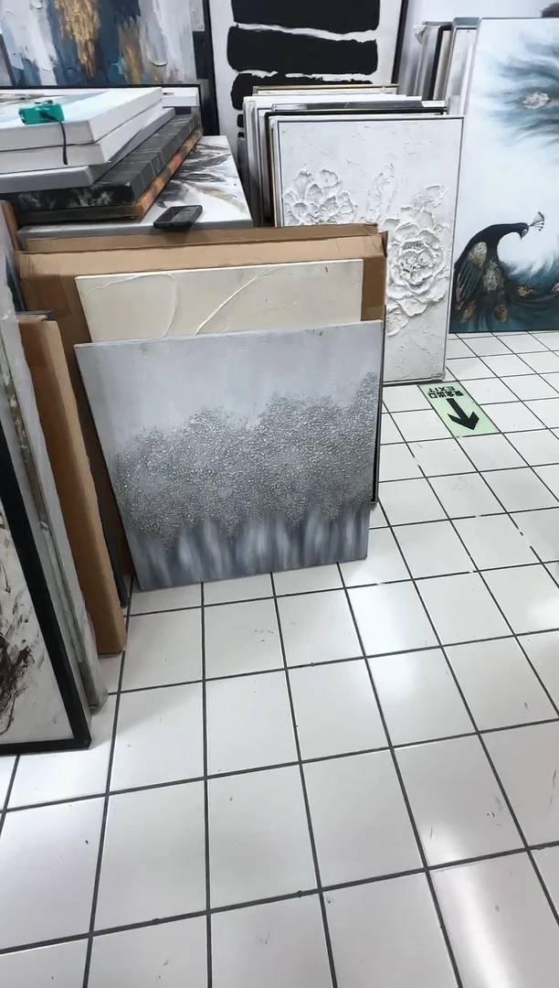 168现代艺术装饰画油画75cm*75cm