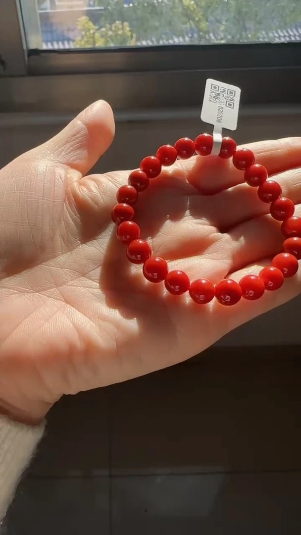 银S925镶嵌多样性发一件南红玛瑙【高货】牛血红8mm保山圆珠单圈