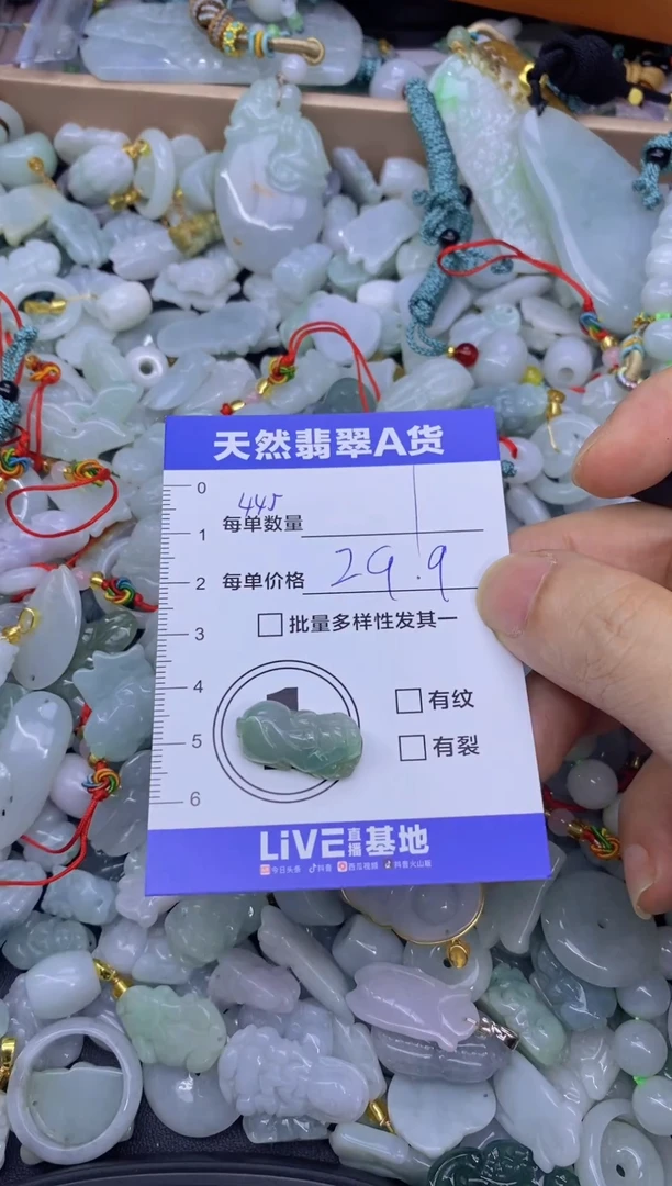 颈饰未镶嵌翡翠天然翡翠A货批量多样性发一件