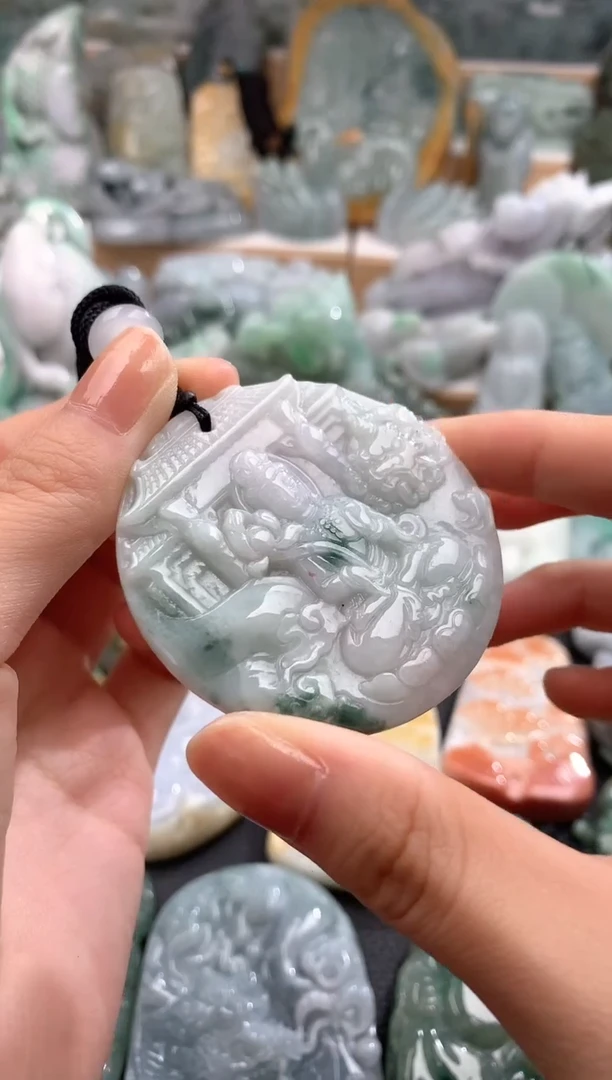 吊坠(不含链)未镶嵌翡翠2