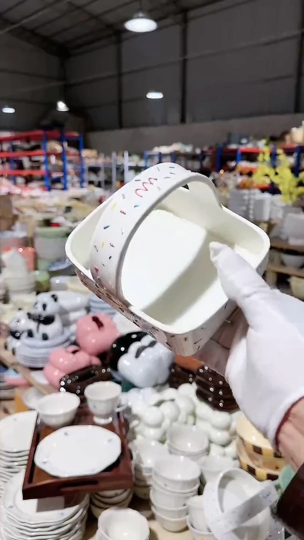 【闪购商品】瓷片提篮微瑕 凑满20元包邮