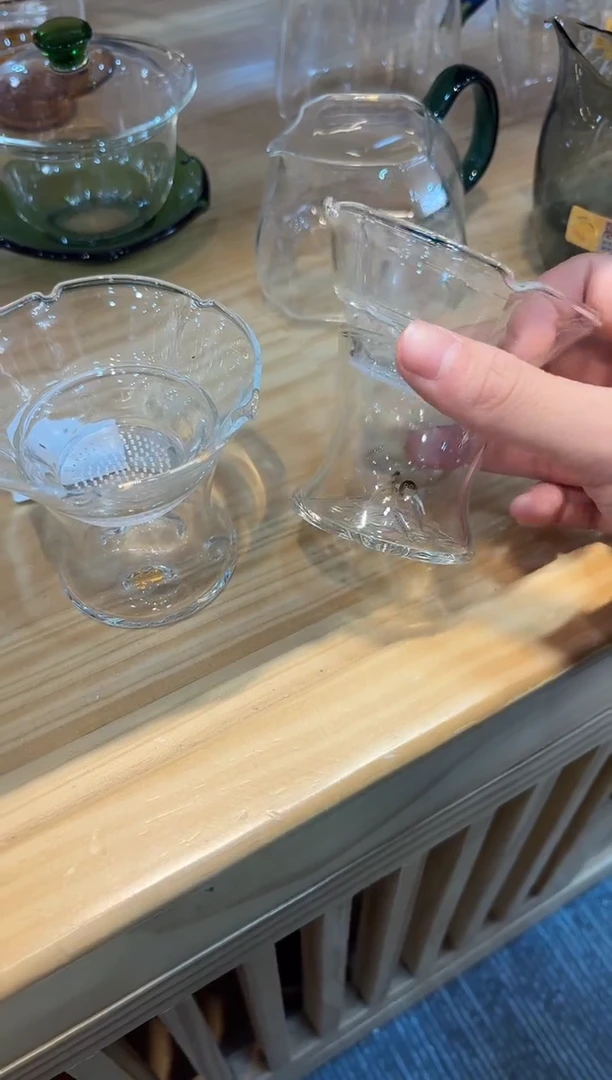 【闪购商品】孤品禾器观山茶漏透明色无包装