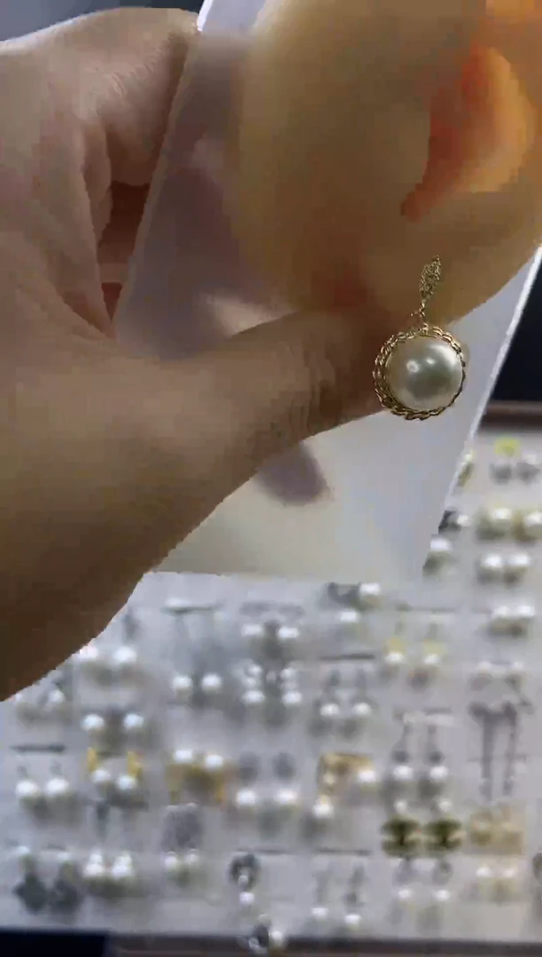 合金耳饰淡水珍珠146