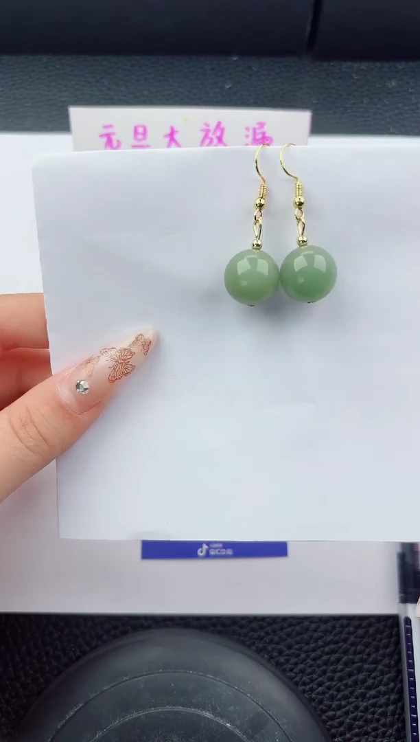 合金东陵石耳饰555嗨购微色差T