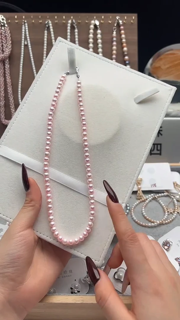 颈饰钛钢淡水珍珠永丽严选