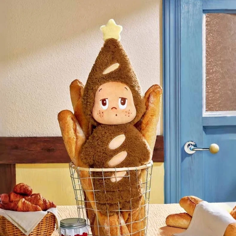 【直发】星星人美味时刻系列-毛绒法棍抱枕（50cm）可爱治愈礼物送人