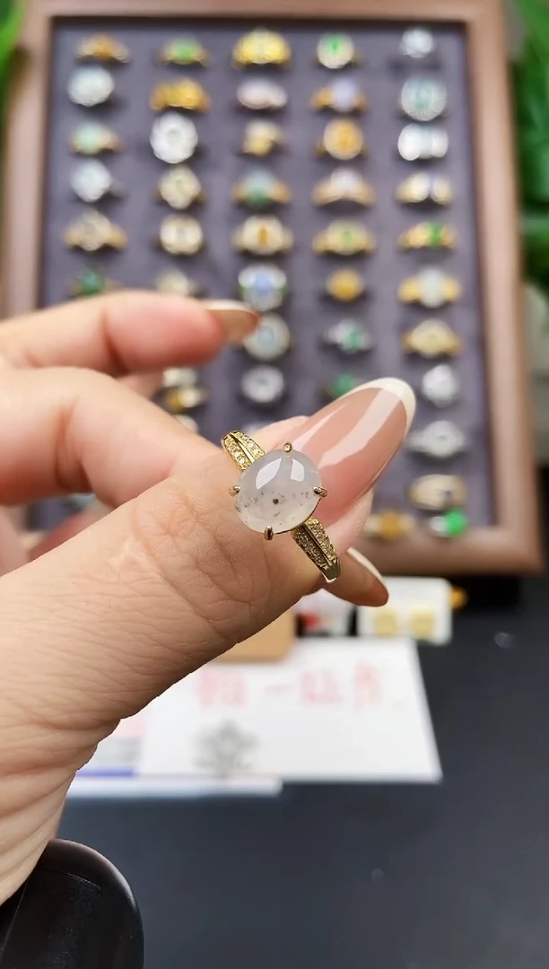 银S925镶嵌戒指翡翠21
