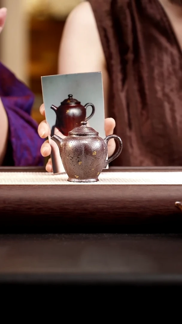 茶壶紫砂小叶紫檀柴烧高莲壶