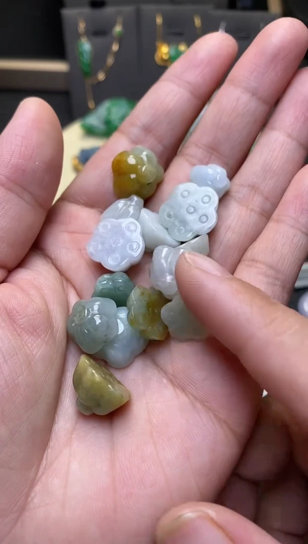 翡翠未镶嵌颈饰多样性发其一净货33165