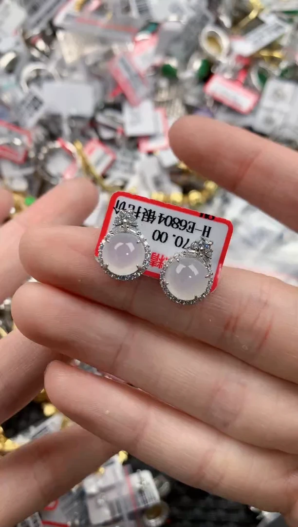 银S925镶嵌戒指翡翠333----9