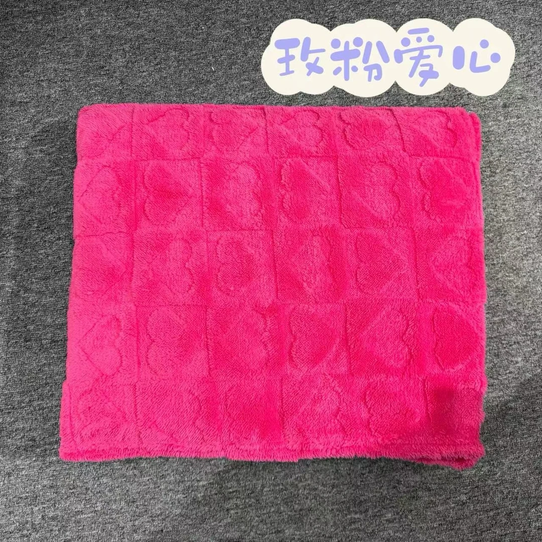 【玫粉爱心】温暖家居毛毯加绒床上牛奶绒午睡休闲毯