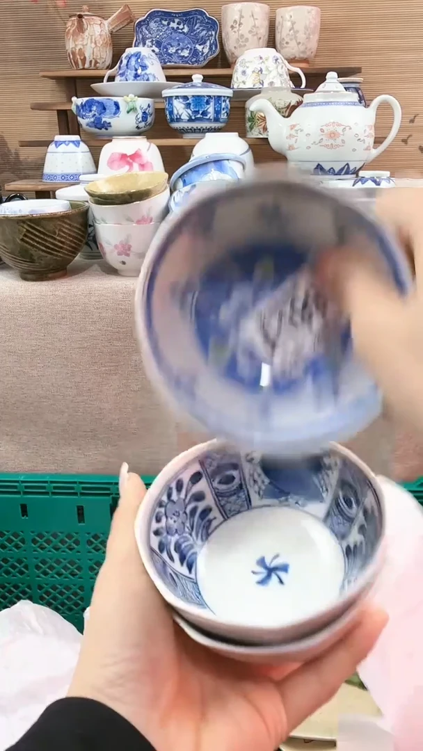 【闪购商品】瓷片多宝阁瓷器满18米包邮 A199