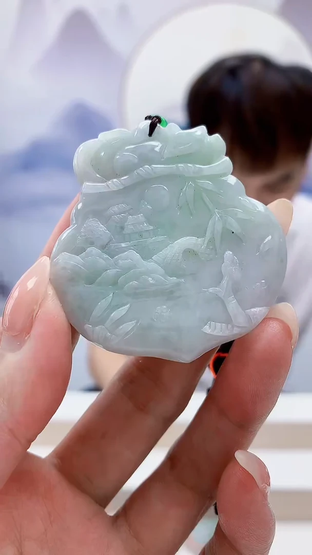 颈饰未镶嵌翡翠4868MM-jj挂件1