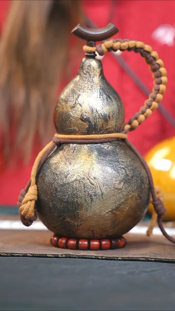 【闪购商品】WP318漆艺酒葫芦不包手串及旋转底座