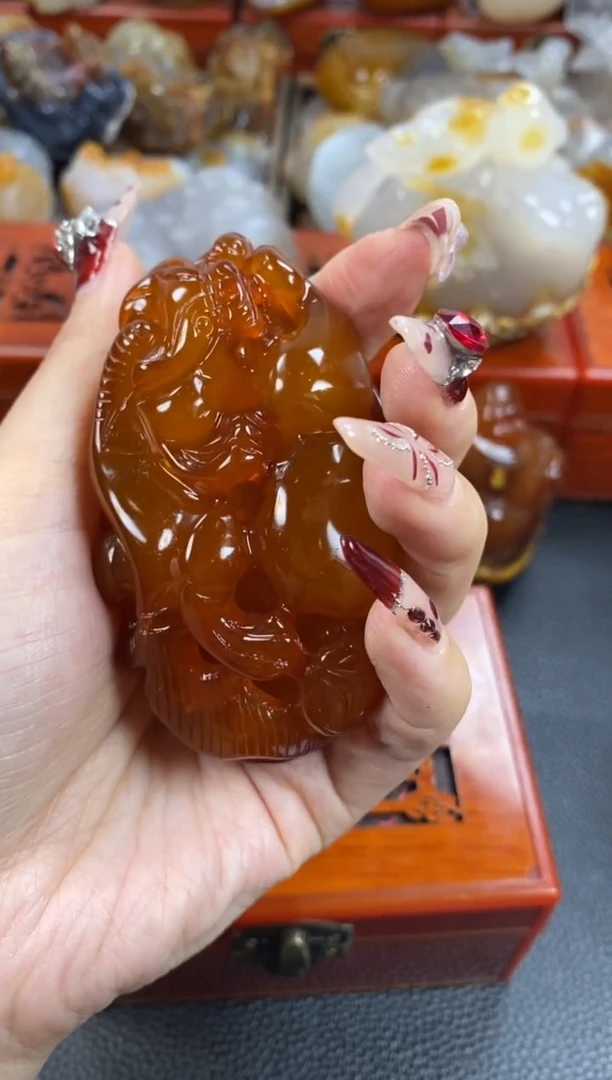 【闪购商品】玛瑙/玉髓手把未镶嵌1