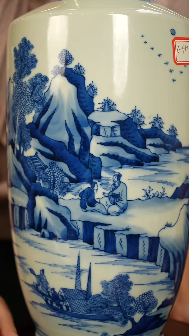 仿清瓷过*式F青花人物故事