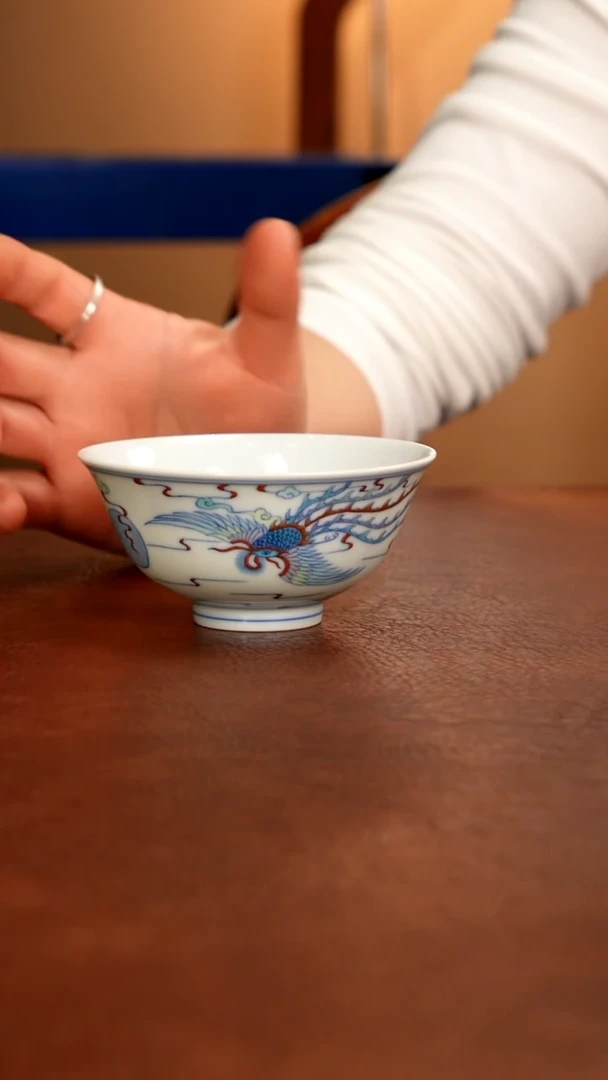摆件陶景德镇瓷器，青花瓷手绘茶具~