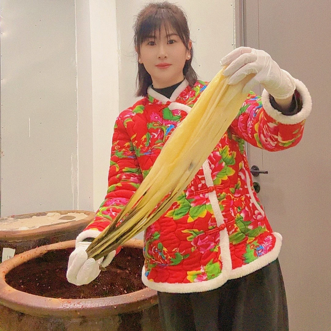 安徽特产泾县农家腌菜腌白菜真空包装1斤装