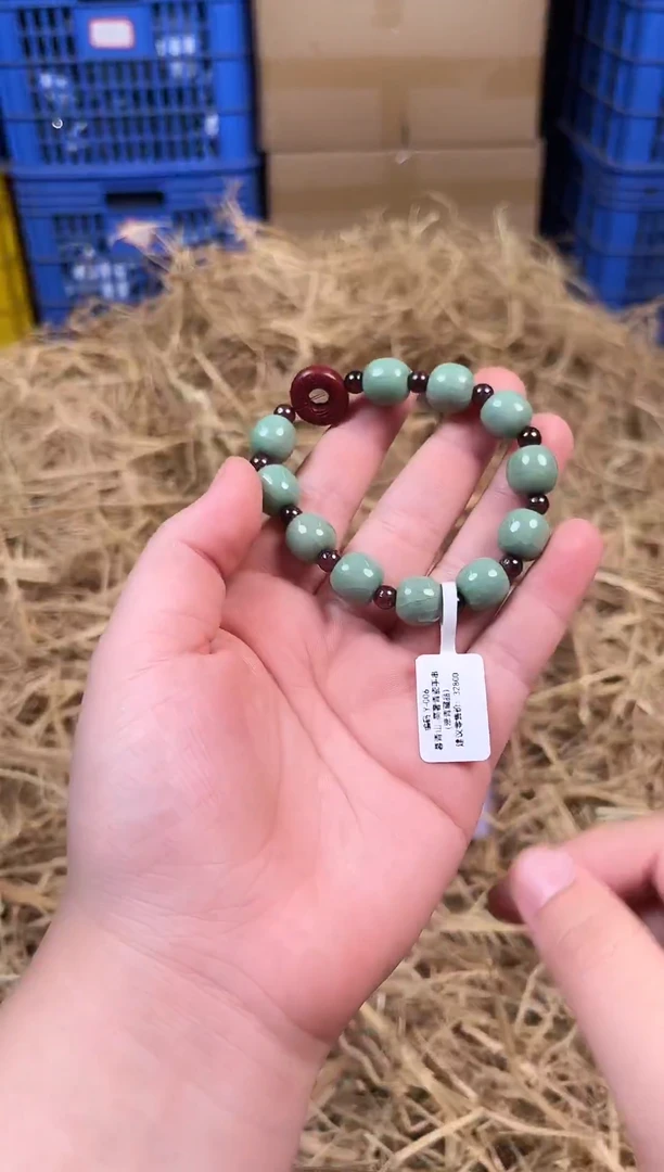 石英质玉（天山翠）手镯未镶嵌所见即所得 编码Y006