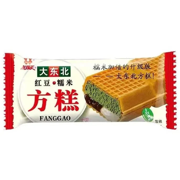 礼拜天 大东北方糕红豆糯米雪糕 80g/支网红雪糕