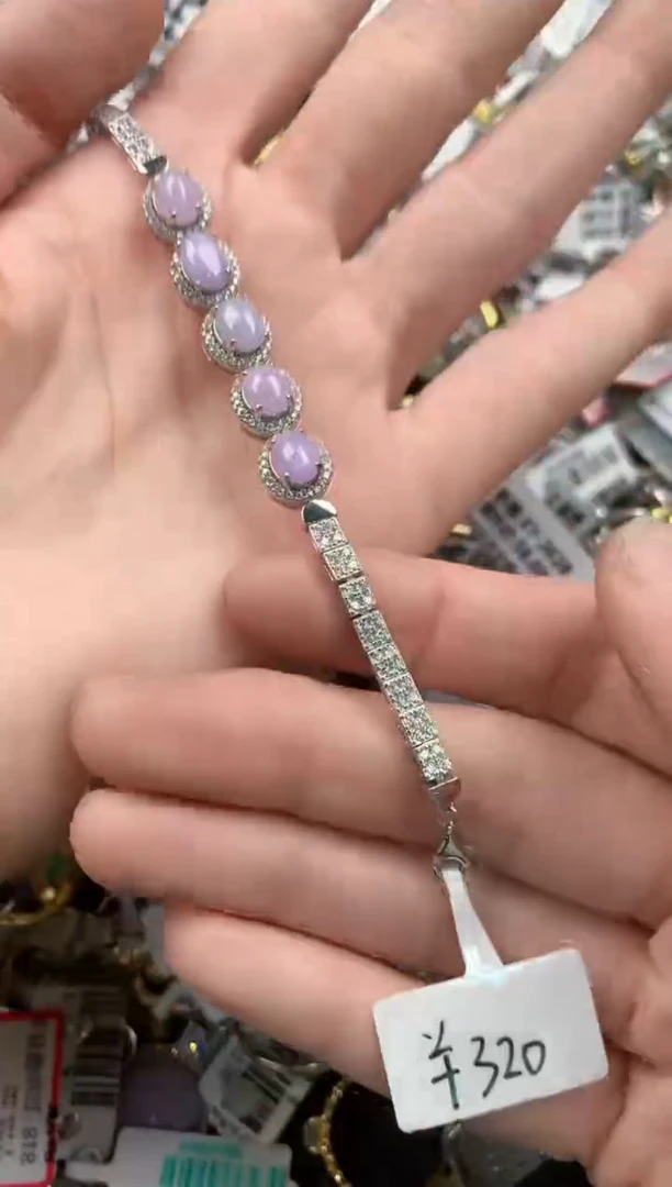 银S925镶嵌戒指翡翠2222----6