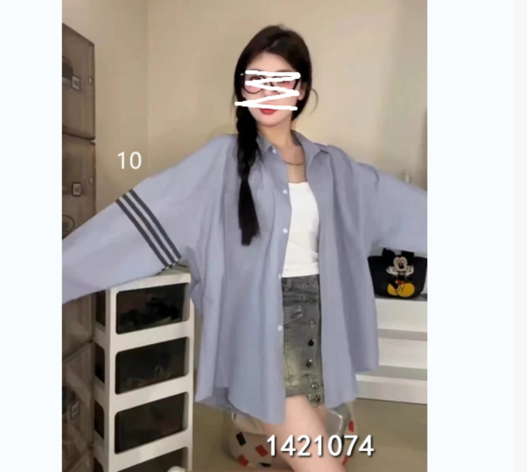 小妳XiaoNi———（夏款大版衬衫1421074）