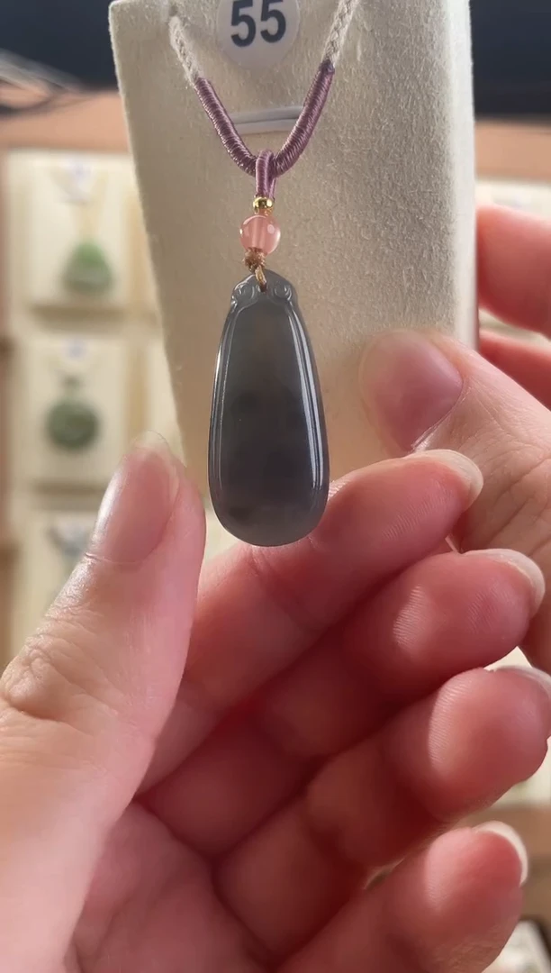 【闪购商品】和田玉颈饰未镶嵌水滴无事牌