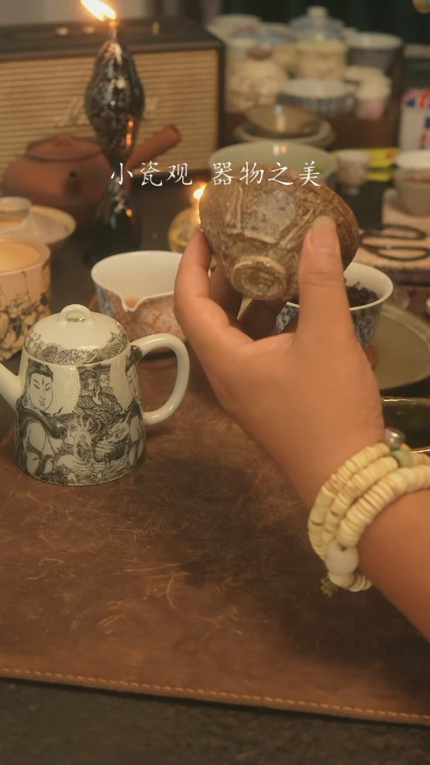 超越老师手工陶艺和化妆土主人杯