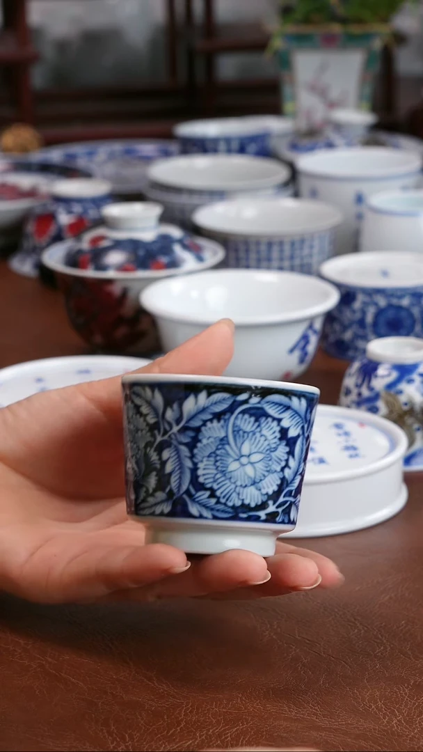 景德镇高端茶器景德镇墨奈纯手工手绘高端茶器