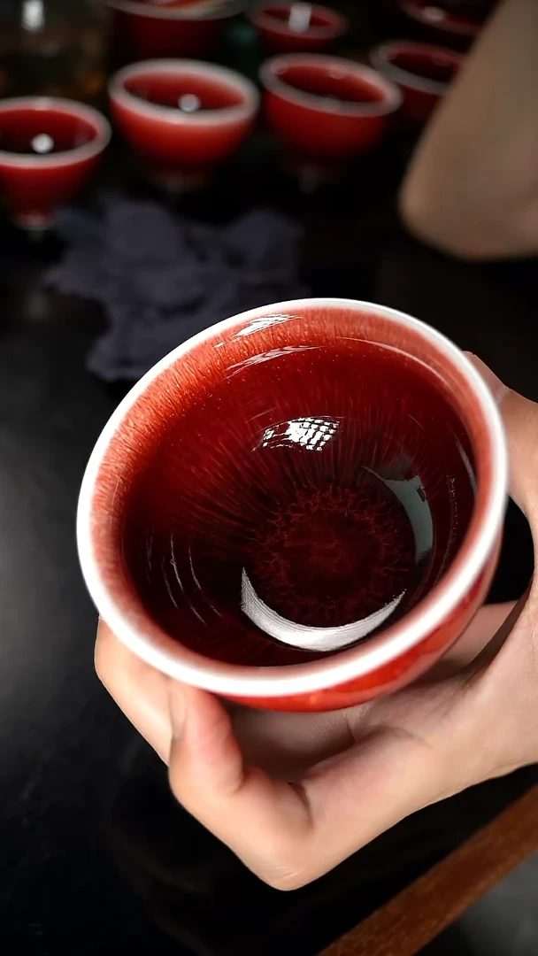 杯珠*侠精品郎红看余窑