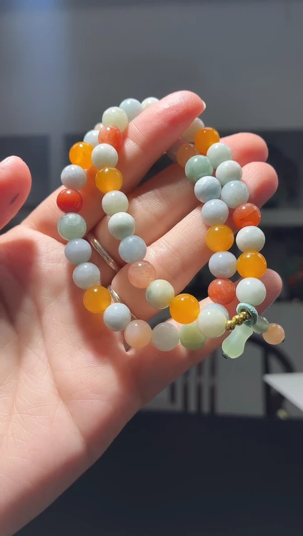 颈饰未镶嵌翡翠天然翡翠-2多样性发其一