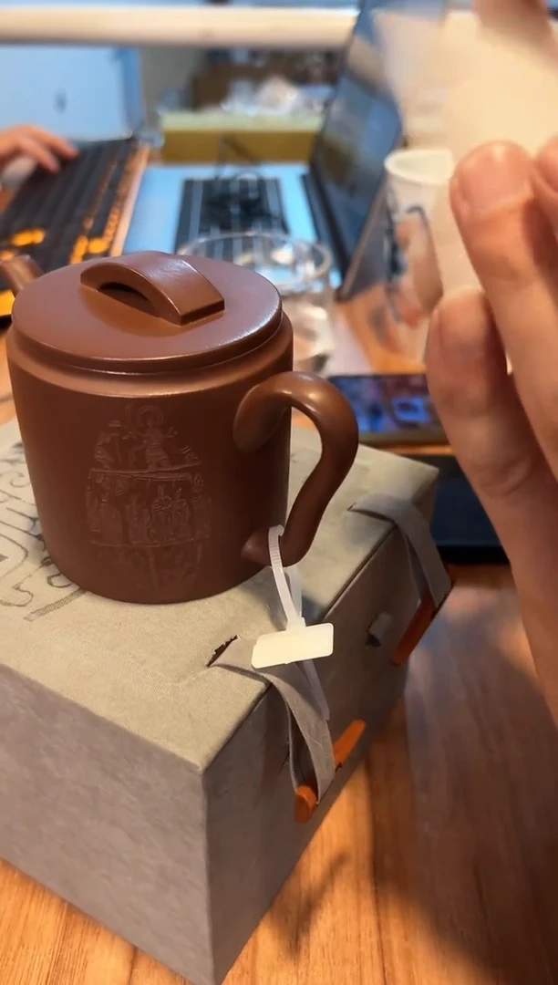 茶壶紫砂紫砂壶郑超TC20012高汉瓦壶 道法自然天顺人和